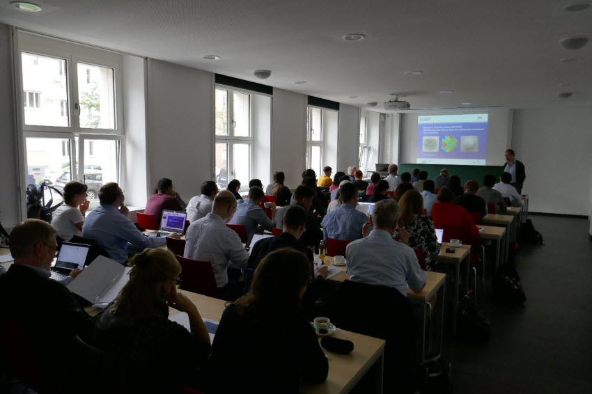 Participants of the GRK 2250/1 International Summer School in a lecture session