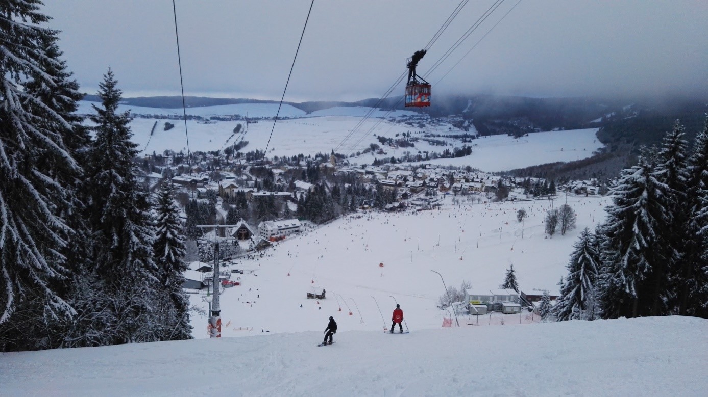 Ski track in Oberwiesenthal