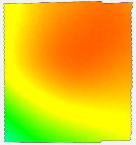 Sequential deformation states (colour-coded) of a membrane. State 5